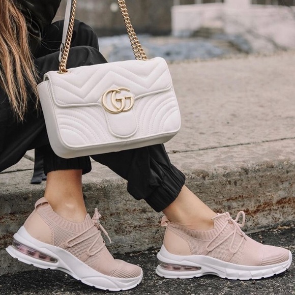 Shoes - New soft pink & white sneakers 5 & 8